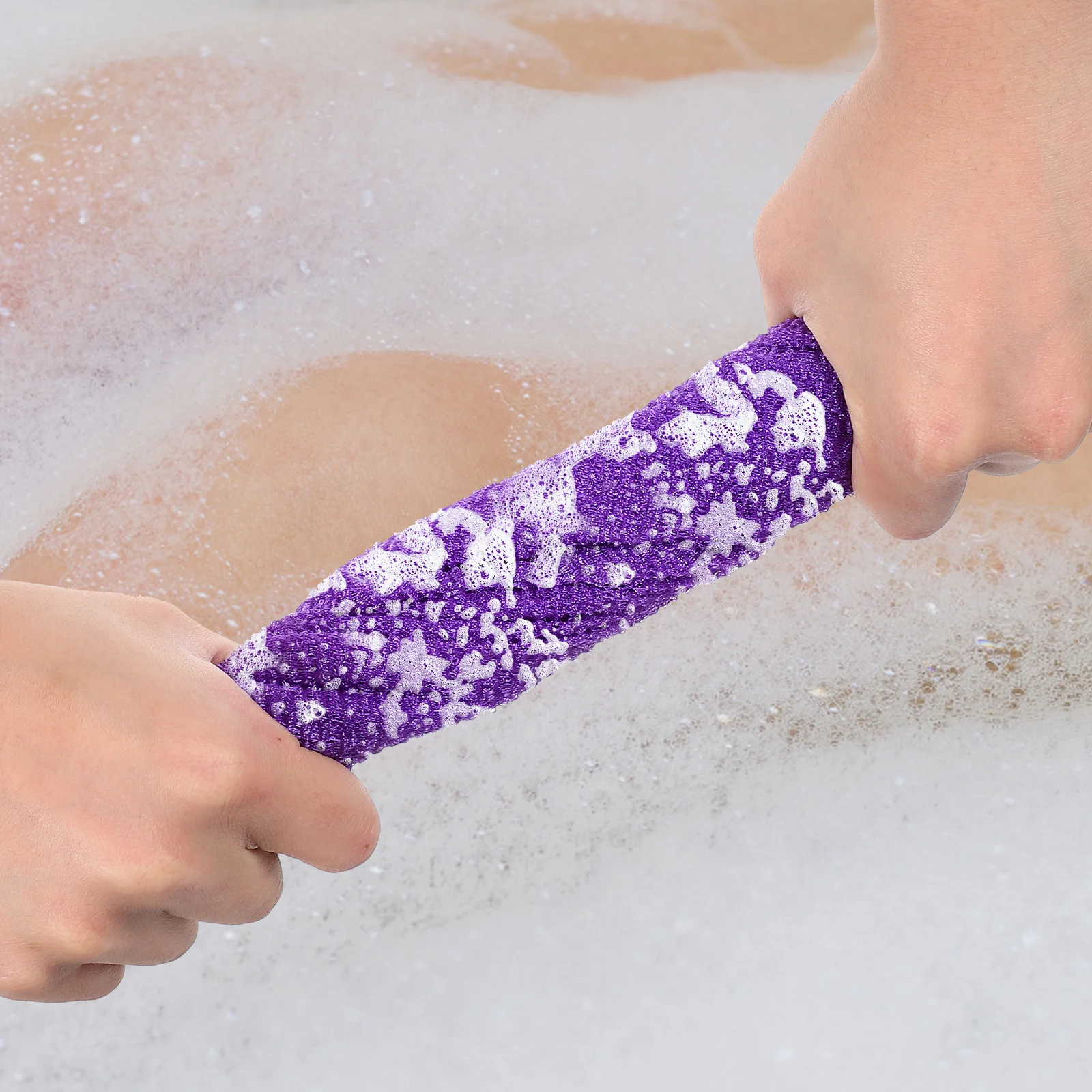 

4 Pcs Exfoliating Cloth Back Scrubber Bath Wraps Women Dead Skin Removal Wash Soft Towels Body Japanese Washcloths Shower