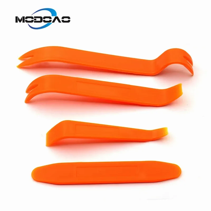 

Professional 4Pcs Automobile Audio Door Clip Panel Trim Dash Auto Radio Removal Pry Tool Set Car Panel Removal Tools