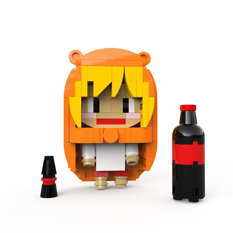 

BZB anime dry female Doma Umaru-Doma Umaru building block set girls desk decoration ornaments children's birthday best gifts