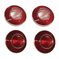 4Pcs Car Tail Lights And Backup Lights For Chevrolet Corvette C3 1975 - 1979 Warning Lamp Taillight Assembly 924028