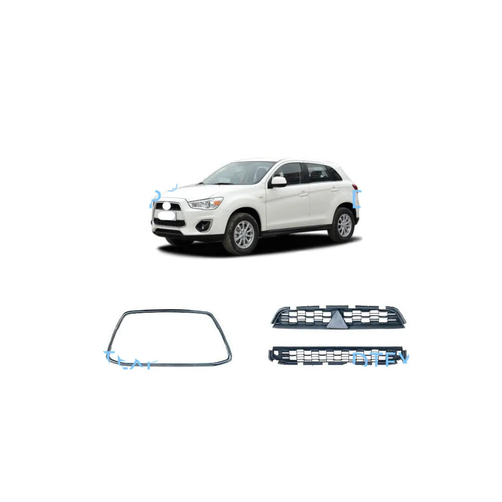 

1 Piece 2013-2014 Chrome Grille for Outlander Sport Bumper Net for ASX RVR 6402a332 All Other Parts Available