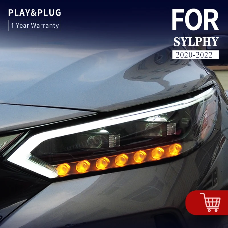 

Фонарь передний светодиодный для Nissan Sylphy 2020-2022 14-го поколения