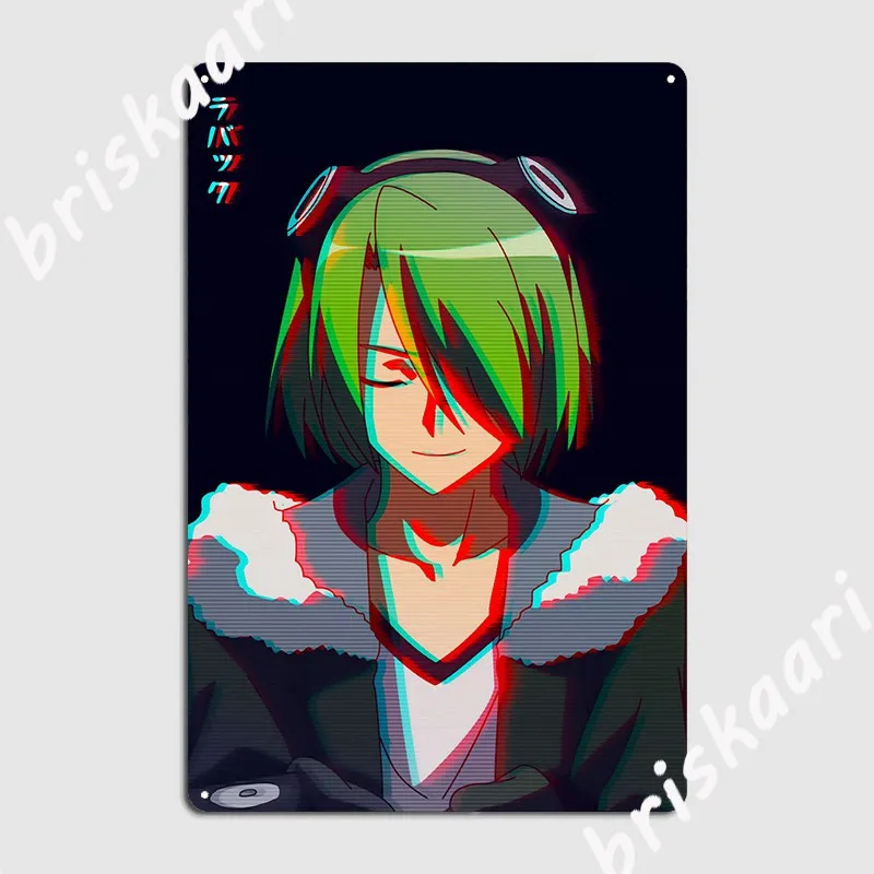 

Akame Ga Kill Lubbock металлический знак бар пещера настенный налет кинотеатр гараж Забавный жестяной знак плакат