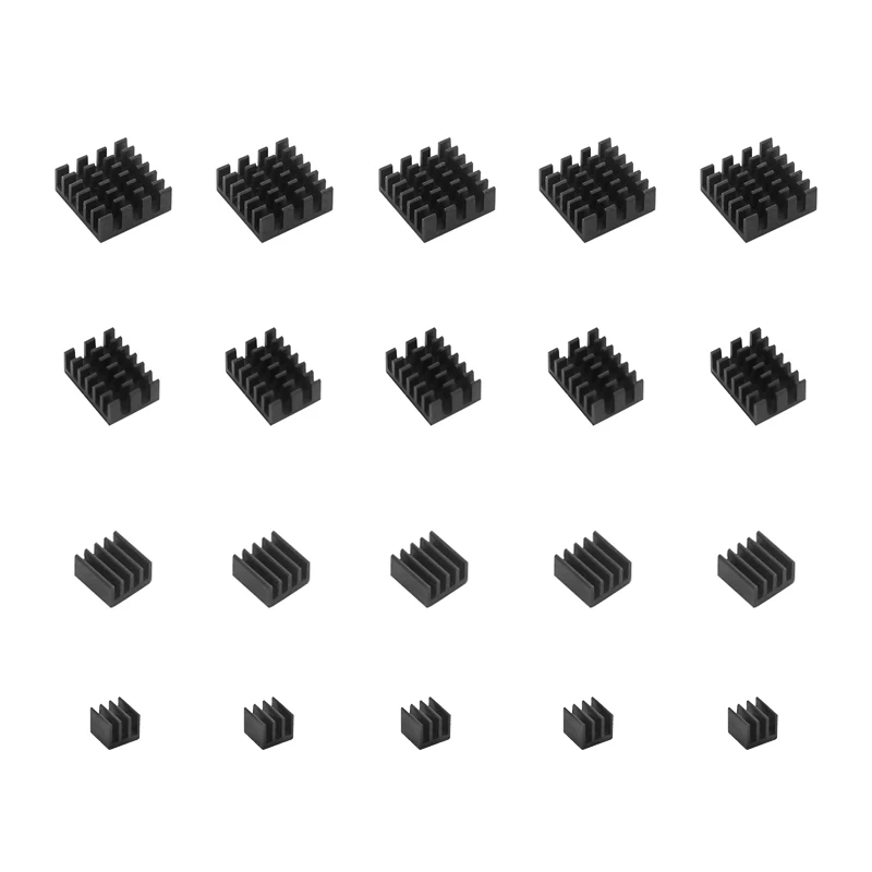 Алюминиевый радиатор DIXSG для Raspberry Pi 4 аксессуар радиатора с термопрокладкой на