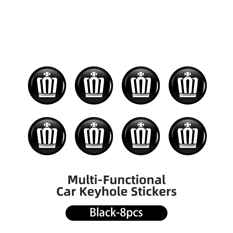 

Наклейка на замочную скважину автомобиля, украшение для дверного замка, защитная наклейка для Toyota Crown Corolla YARIS L Auris C-HR Hilux Vios Prius