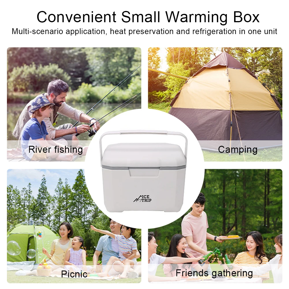 Портативный охлаждающий контейнер 6 л многофункциональный изолированный