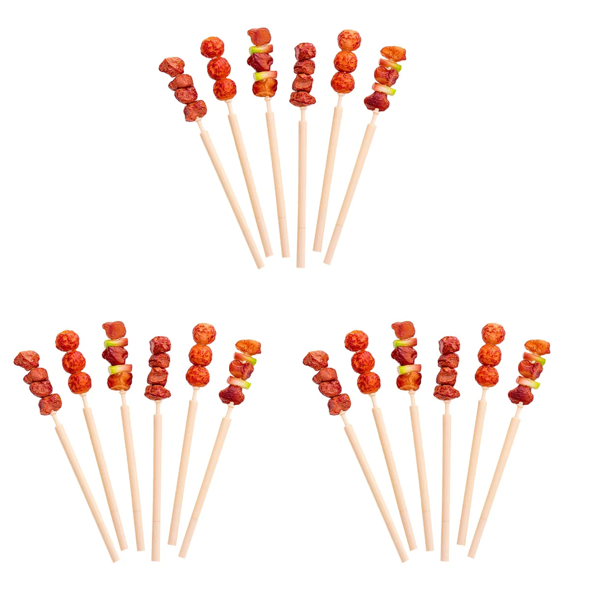 

18 pcs Meat Skewers Shape Ballpoint Pens 0.5mm Pens Aesthetic Office School Supplies