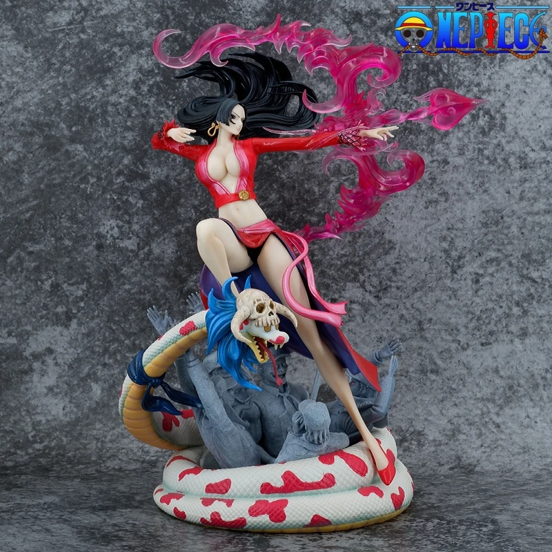 

35cm One Piece Archery Empress Ls Boa · Hancock Seven Martial Sea Gk Statue Box Pvc Handmade Comic Peripheral Toy Gifts For Kids