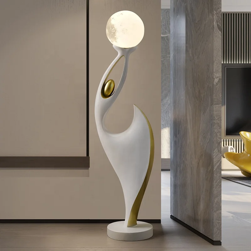 Новый дизайн оптовая цена креативный светильник роскошный обнимающий лунный