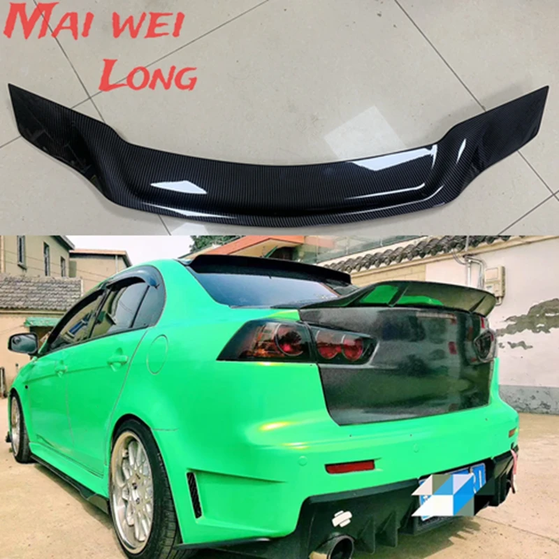

Спойлер для Mitsubishi Lancer, спортивный спойлер из АБС-материала для заднего крыла автомобиля, задний спойлер грунтового цвета для багажника 2010 2011 2012 2013 2015