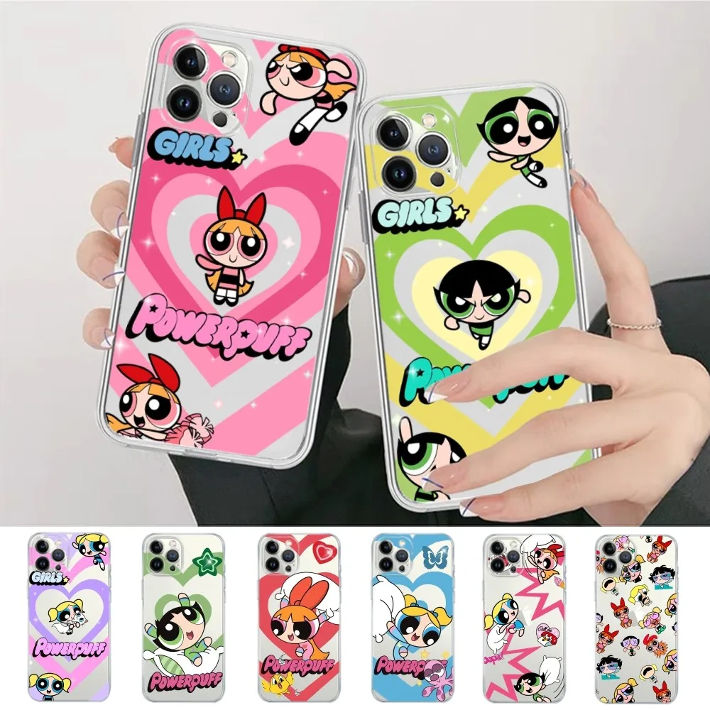 

Lovely Cartoon Girl Phone Case For iPhone 13 14 Pro Max XS XR 12 11 Pro 13 Mini 6 7 8 Plus Soft Clear Back Cover