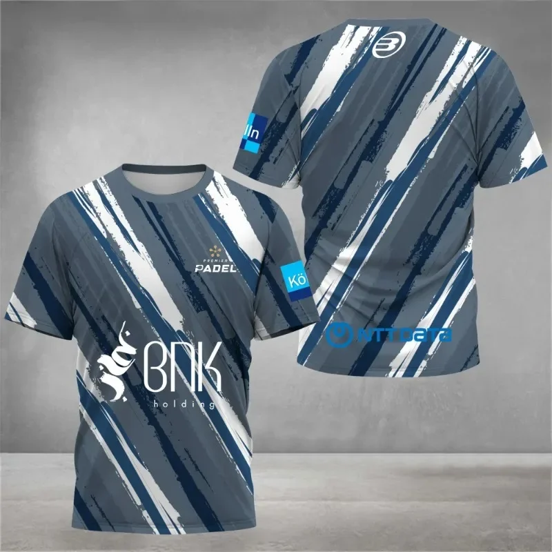 Мужская Теннисная Футболка Повседневная Уличная Одежда Большой Размер С Принтом