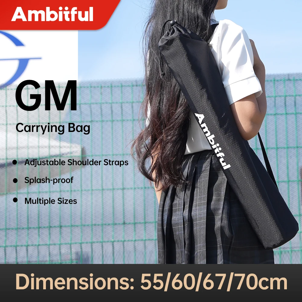 Фото Сумка для переноски Ambitful GM 55/60/67/70 см для хранения штатива, треноги, штанги, с регулируемыми плечевыми ремнями, водонепроницаемая. №1