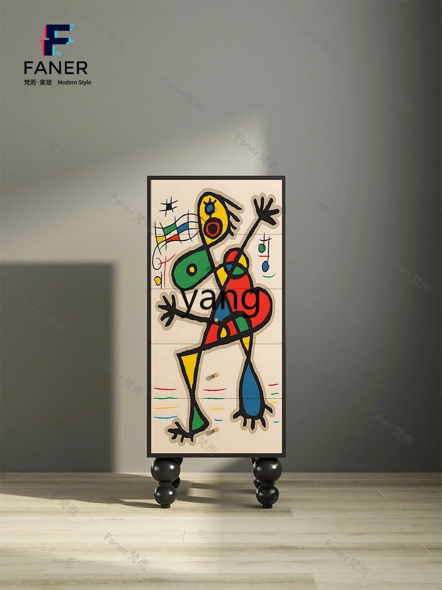 Современный минималистичный комод LXL шкаф для хранения из массива дерева с