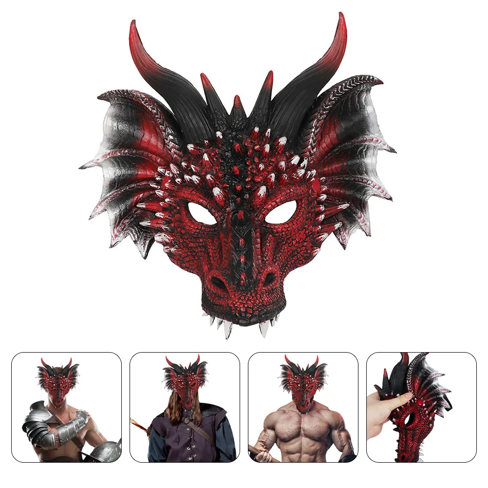 

1pc Dragon Mask Cosplay Mask Funny Costume Mask Party Supplies
