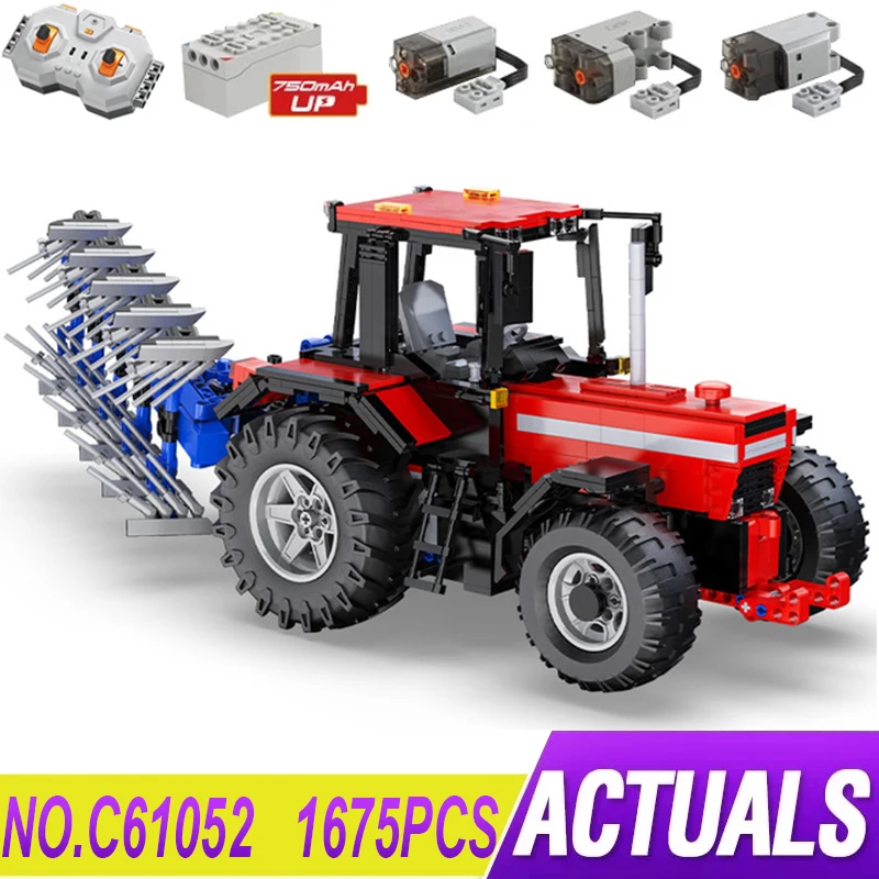 

Cada 1675pcs City Remote Control Multifunctional Agricultural Vehicle Building Block RC Truck Bricks Toys Boys Gifts