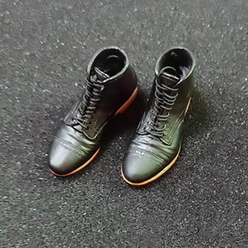 

Масштаб 1/6, Мужская однотонная обувь, резиновые ботинки на шнуровке, модель солдата, подходит для 12 дюймов, съемные ступни, экшн-фигурки, кукл...