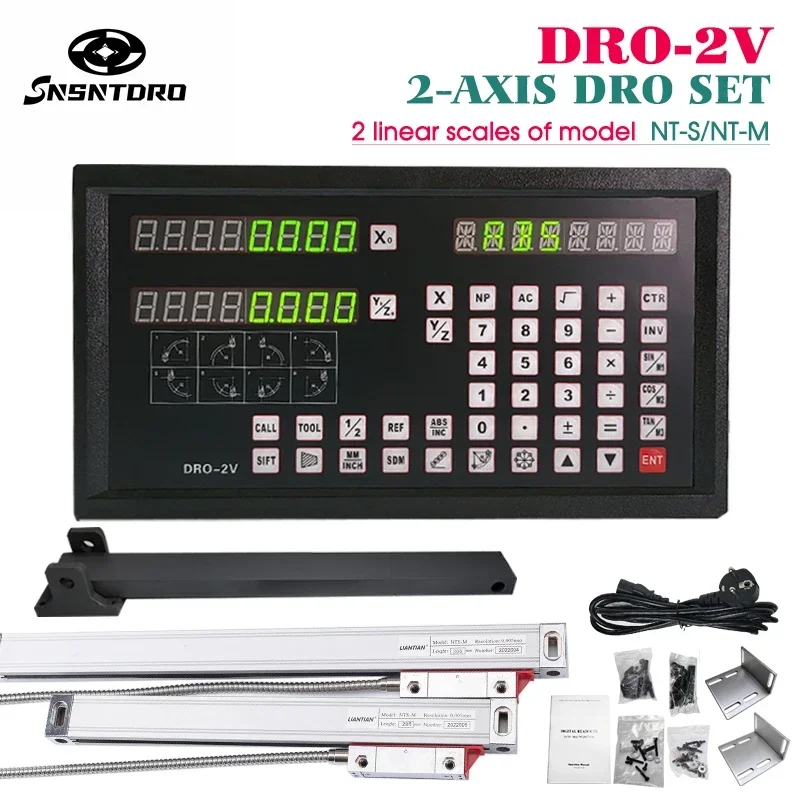 

Цифровой считыватель DRO-2V SNSNTDRO, 1 мкм, 2 шт.