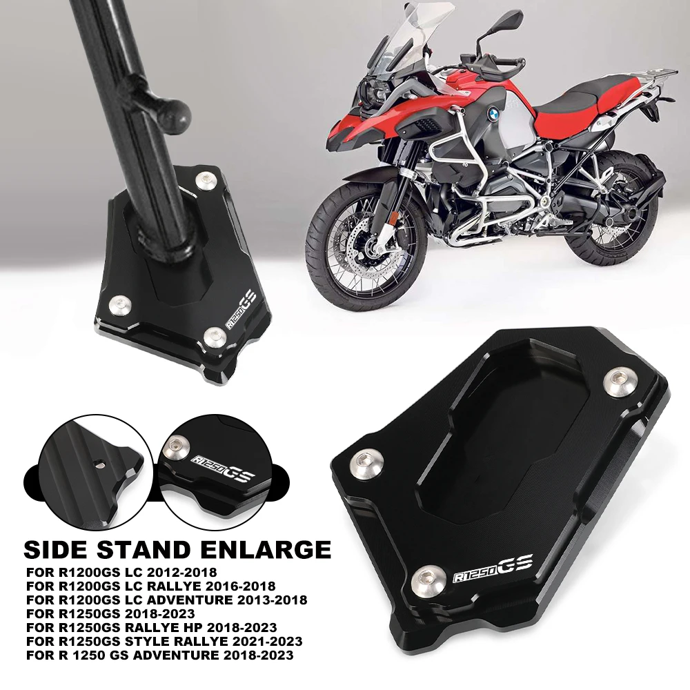 

Подставка для мотоцикла R1200GS для BMW R 1200 GS LC ADV R1250GS Adventure 2013-2022, боковая подставка для мотоцикла с ЧПУ, расширение