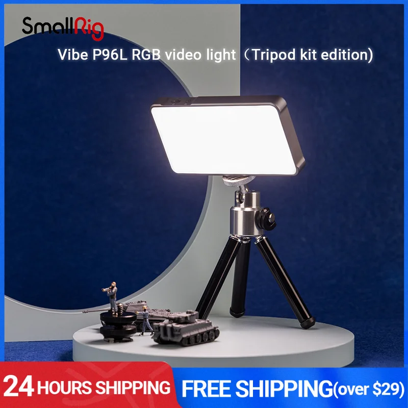 

Мини-штатив Smallrig Vibe P96L, 2500-8000 К, с двойной головкой