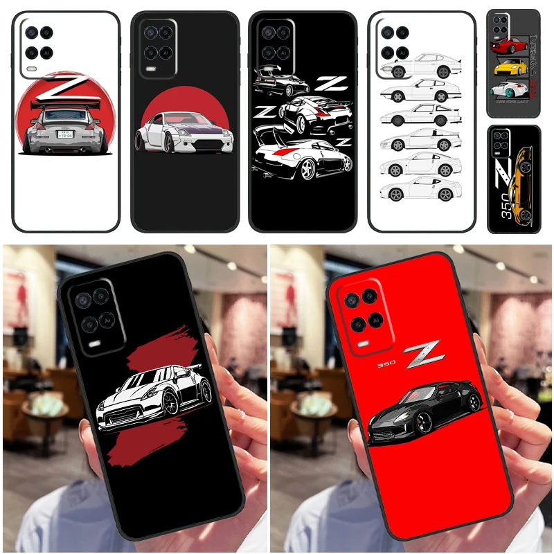 Sports Car JDM Drift 350Z 370Z Case For OPPO A15 A16 A3S A5S A5 A9 A31 A53 A52 A72 A83 A91 A93 A54 A74 A94 Back Cover