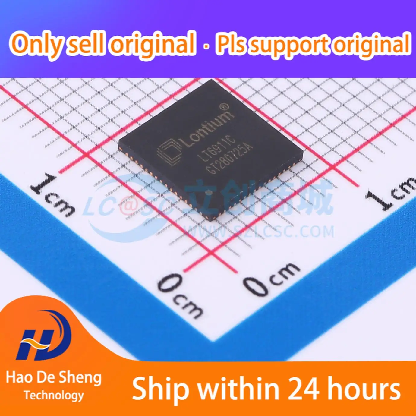 

10 шт./партия LT6911C QFN64 HDMI1.4/DP новая Оригинальная фотография