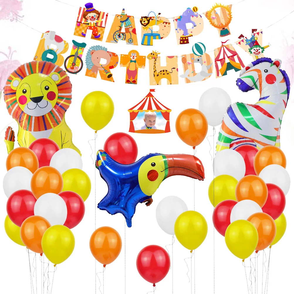 

1 Set of Ballons Party Balloons Birthday Foil Balloons Foil Balloons for Home Carnival