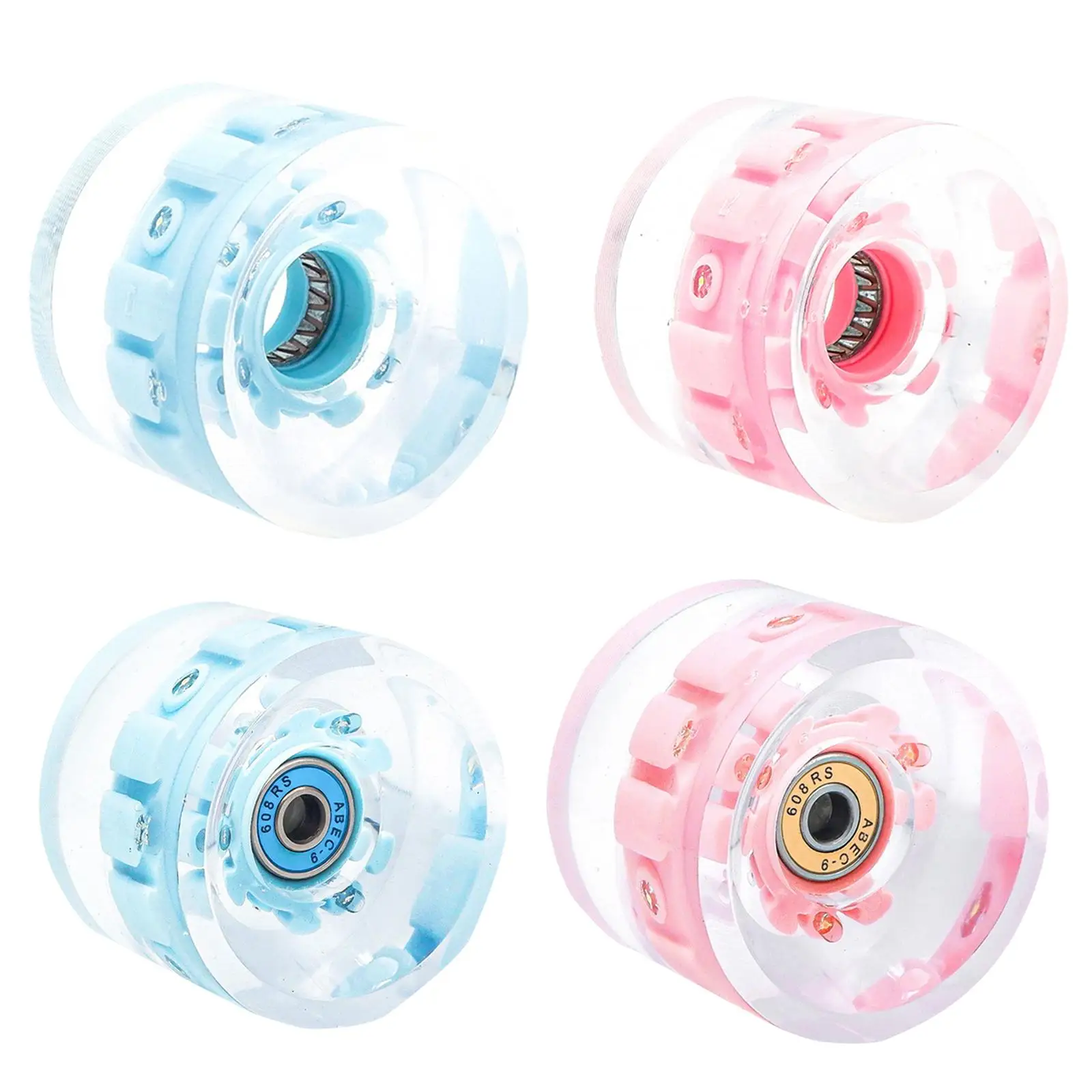 

Skateboard Wheels 78A Hardness LED Light 70x51mm Replacement Parts Maintenance Roller for Skateboarding Longboard Cruiser