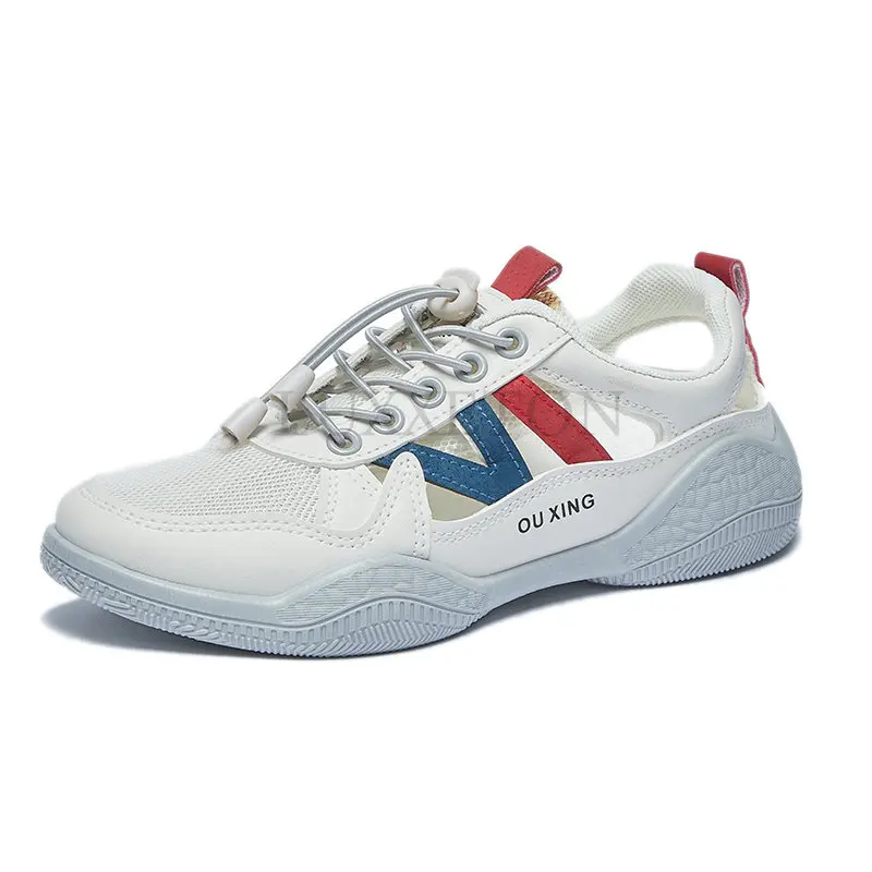 

Новинка, Белая обувь, женские дизайнерские спортивные сандалии, женская летняя сетчатая дышащая Спортивная обувь на плоской подошве