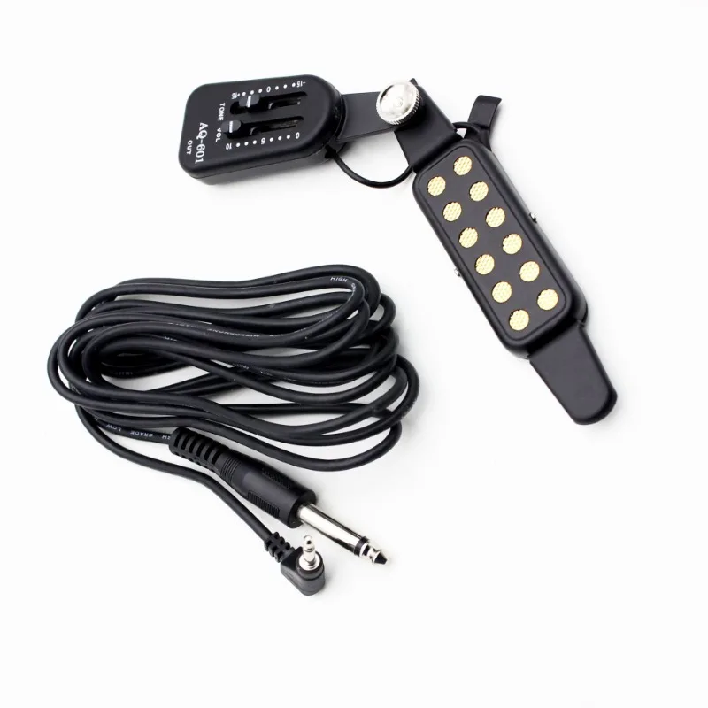 

Звукосниматель для гитары AQ -601, Классический звукосниматель из дерева в народном стиле, аксессуары для выщипывания звукового отверстия