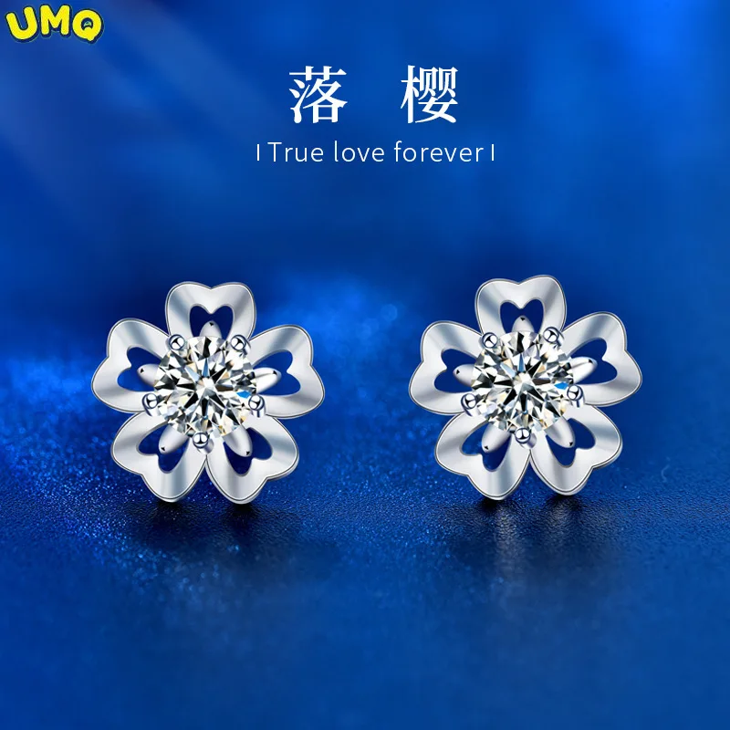 

Женские летние серьги-гвоздики с подвесками, серебро 925 пробы