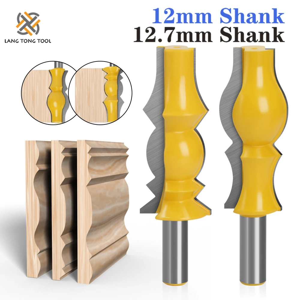 

2 шт., фрезы для работ по дереву, 12 мм, хвостовик 1/2 дюйма