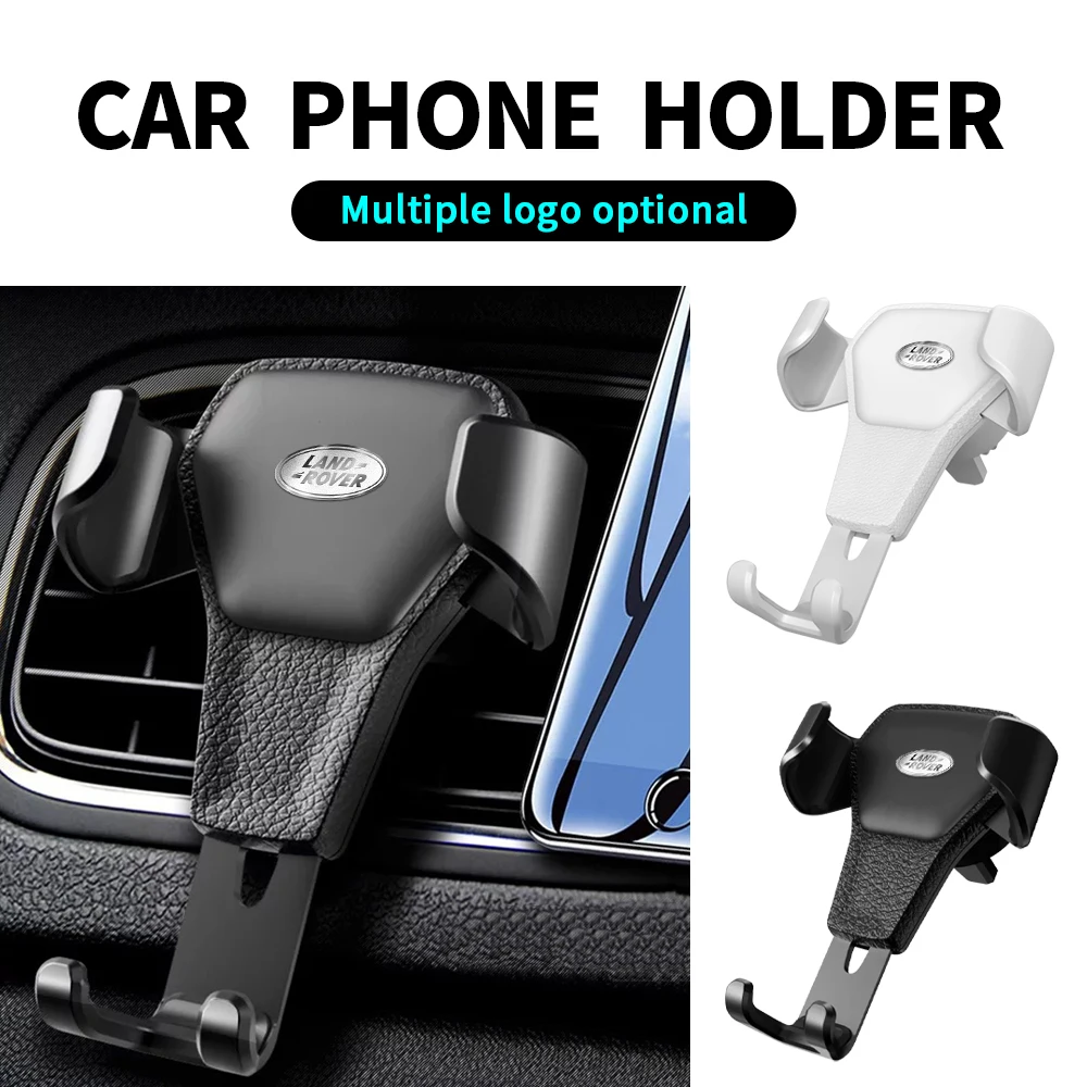 

1Pcs Car Mobile Phone Holder Air Vent Clip GPS Navigation For Land Rover Supercharged Discovery Velar Evoque Freelander SVR