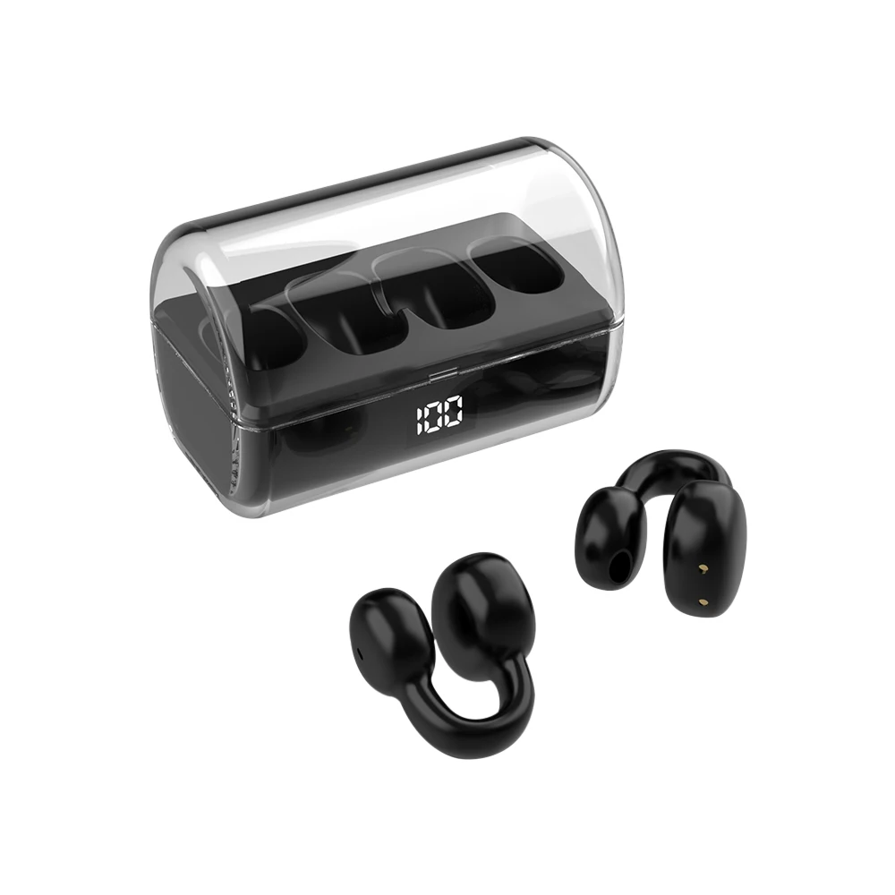 

Wireless Bluetooth Headset Ear Clip Bluetooth Headset Outdoor Sports Headset Portable Sports Headset With Charging Compartment