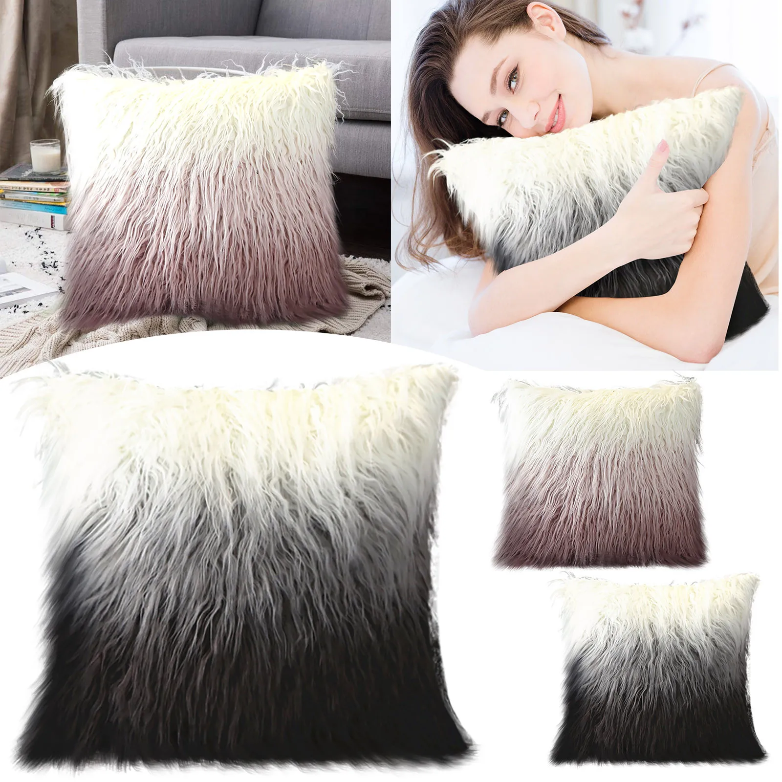

Decorative Deluxe h Pillowcase Faux h Pillowcase Deluxe Cushion Cover Standard Pillow Case Covers Pillow Case Covers Zip