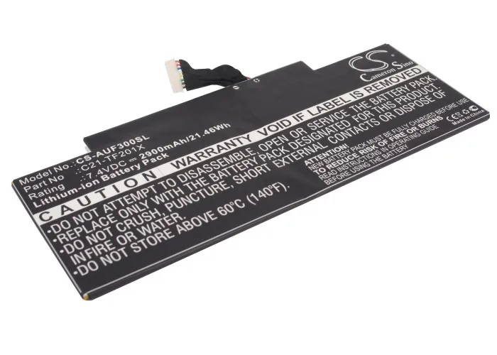 

CS 2900 мАч/21.46Wh батарея для ноутбука Asus TF300, TF300T, трансформатор TF300, трансформатор TF300T C21-TF201X