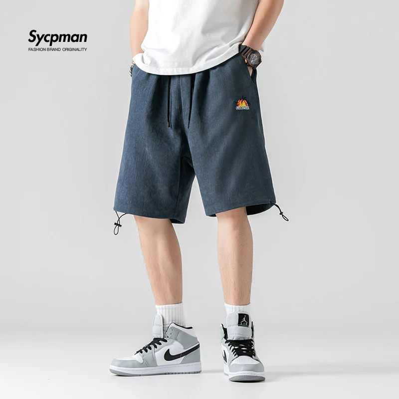 

Main Style of Textured Shorts 2022 Summer New Fashion Brand Sports Five Point Pants Mens Wear
