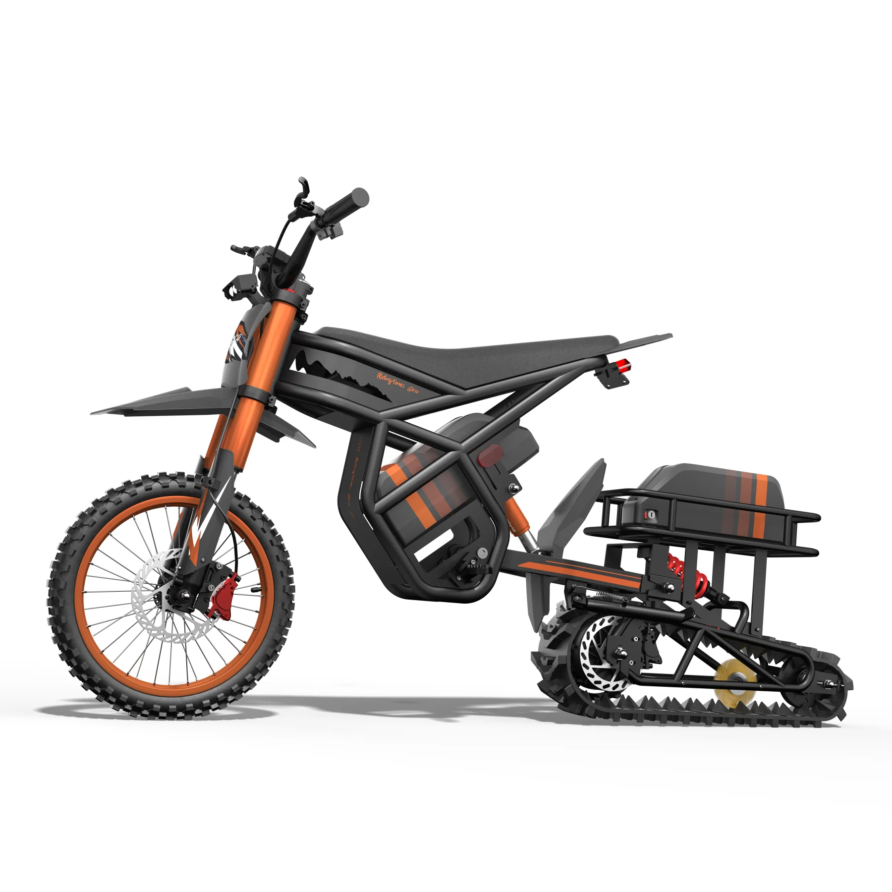 Фото Электрический мотоцикл Ridingtimes GR73 PRO/GT54 PRO: аксессуары для самостоятельной сборки, подходят для зимней езды по снегу №3