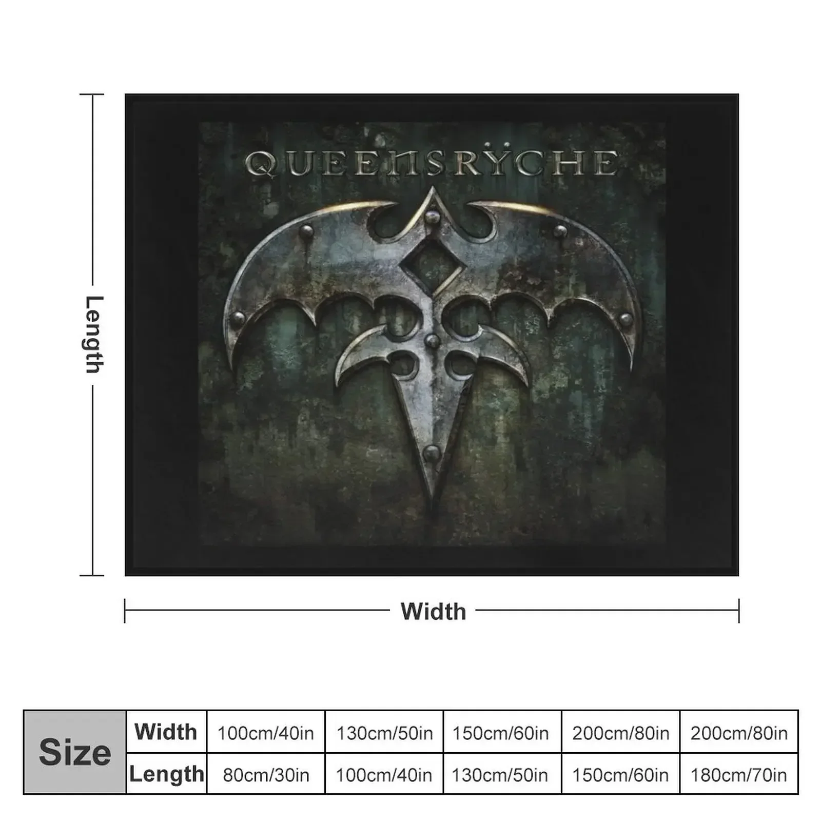 Пушистое одеяло Queensryche Retros