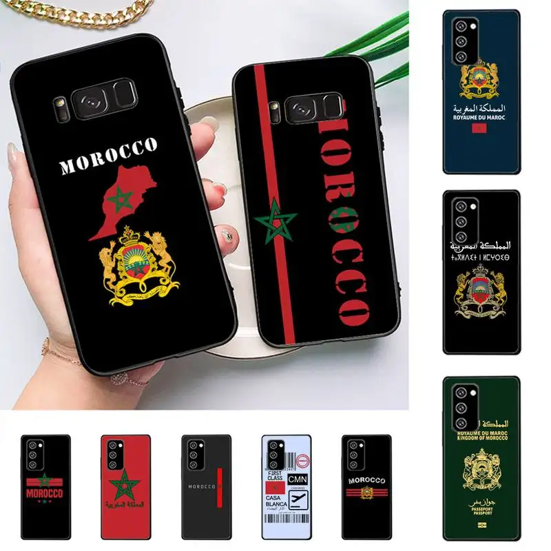 

Coat Of Arms of Morocco Flag Passport Phone Case For Samsung Galaxy Note 10Pro 20ultra cover for note 20 note10lite M30S