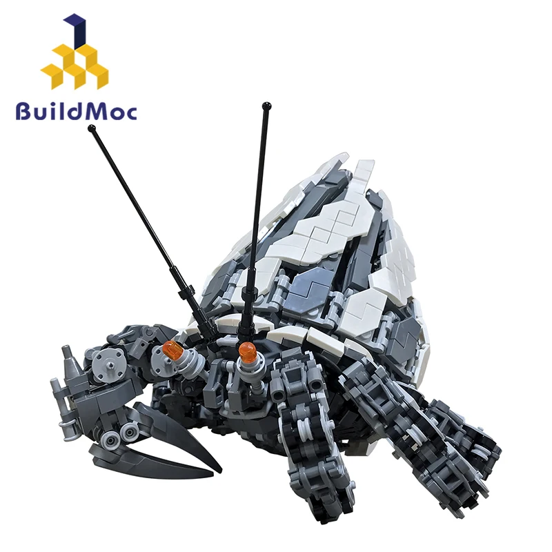 Buildmoc Ideas Mecha Hermit Краб технические животные набор MOC строительные блоки наборы