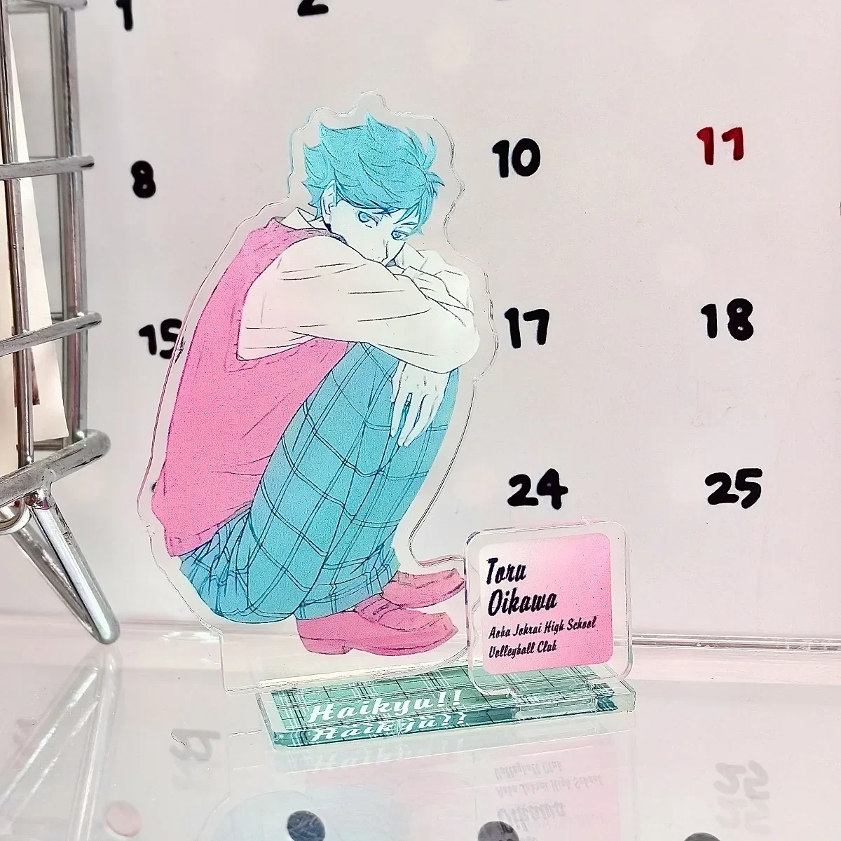 Аниме Haikyuu! Oikawa Tooru Shoyo Hinata акриловая стоячая вывеска Модель монтируемая