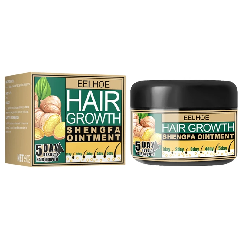 

Ginger Hair Loss Treatment Hair Growth Cream Effective Fast Thick Dense Natural Hair Care Massage Hair Loss Prevention Products