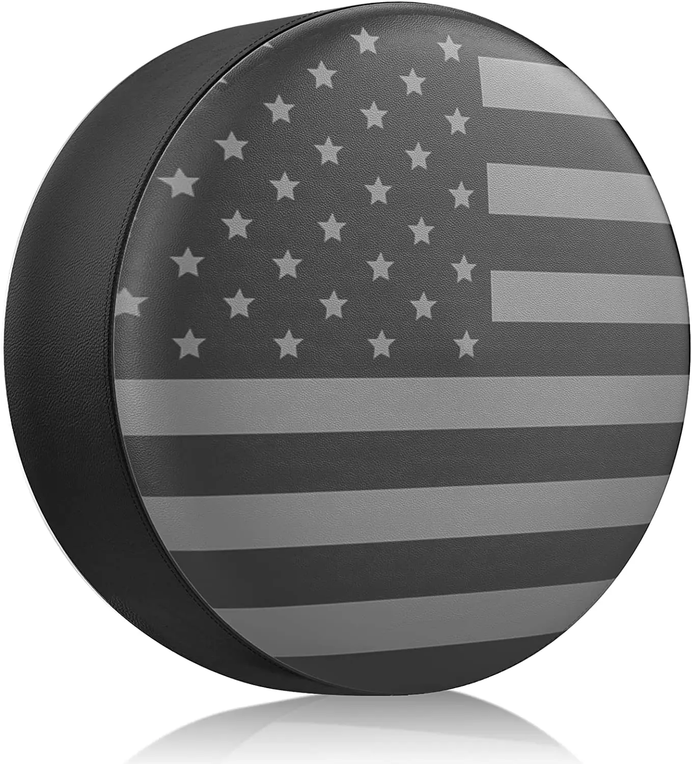 

Spare Tire Cover for RV Trailer, Waterproof Leather Wheel Cover with American USA Flag, Camper Spare Tire Cover Fit for Jeep Wra