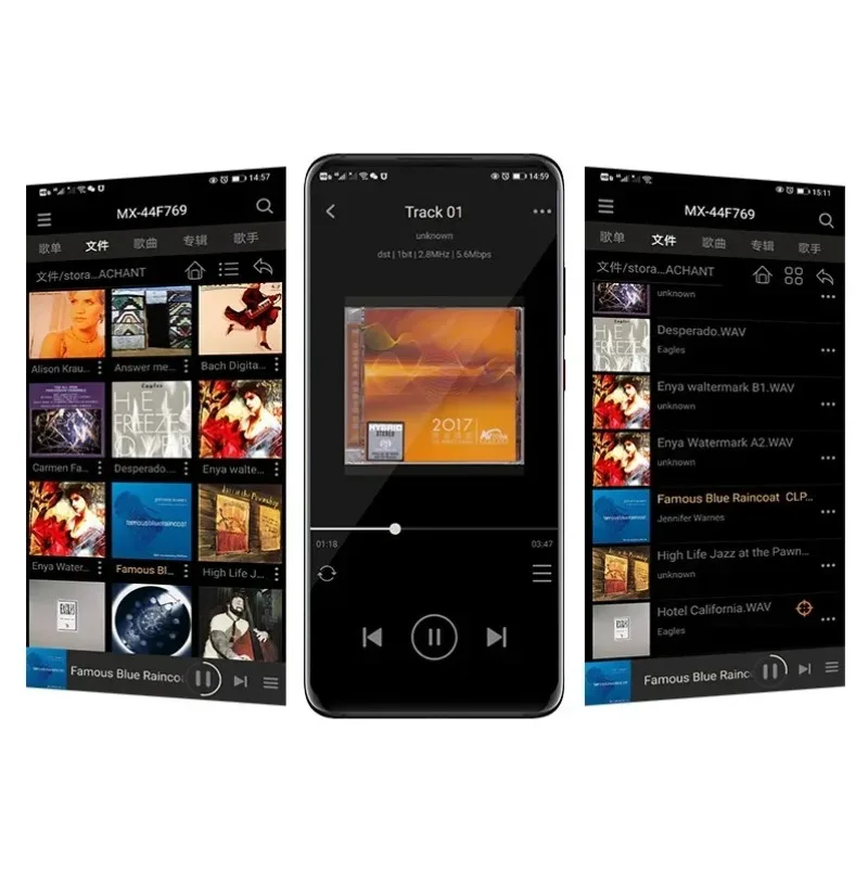 A-182 JF MX-3A Hifi плеер Android 10 0 DSD512 MQA декодирование Dual CS43198 BT5.0 Roon вращающийся декодер APP
