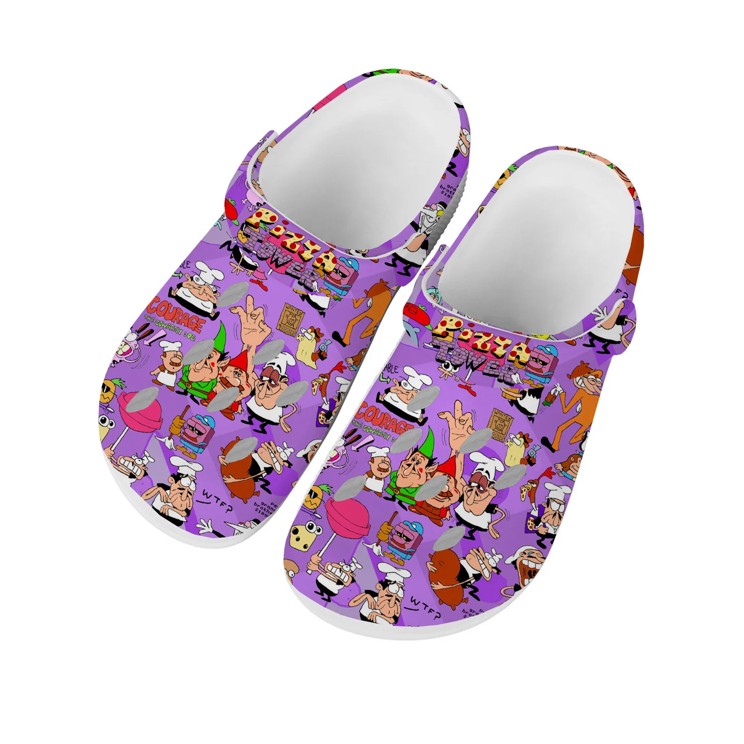 

Pizza Tower Home Clogs Hot Cartoon Game Mens Womens Youth Boys Girls Sandals Shoes Garden Custom Made Shoes Beach Hole Slippers