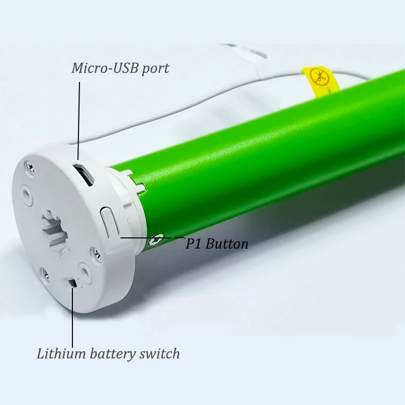 

Bidirectional DM28LEU 2nm built-in remote control roller blind dc electric tubular motor powered by rechargeable battery