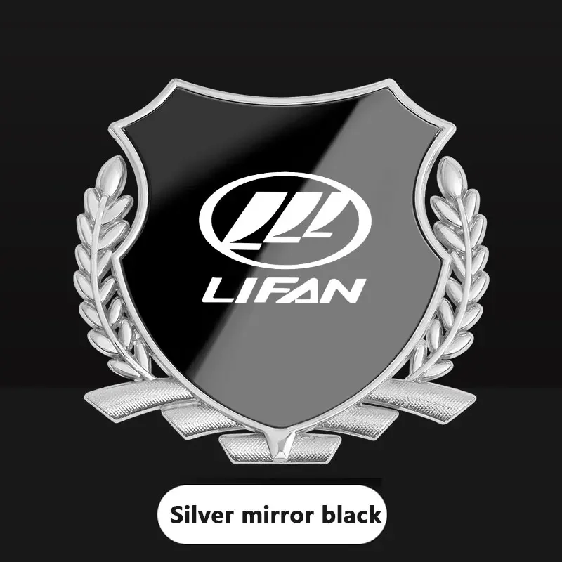 

3D металлический значок багажника автомобиля, боковая эмблема, наклейка, наклейка для Lifan Solano X60 X50 520 620 320 2020 125cc, автомобильные аксессуары
