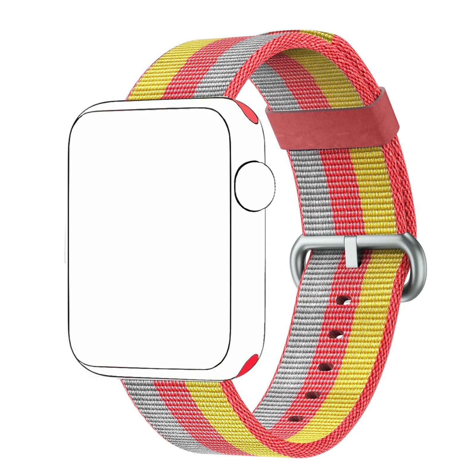 Фото Нейлоновый ремешок-петля для Apple Watch Band 40 мм, 41 мм, 38 мм, умный ремень-браслет для IWatch Ultra S8/7/6/SE/5 №4