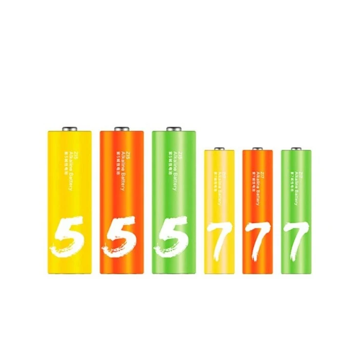 Набор алкалиновых батареек Xiaomi ZMI Rainbow (12 АА + 12 ААА) LR24-BOX 15 В 24 шт 7619409 - купить по